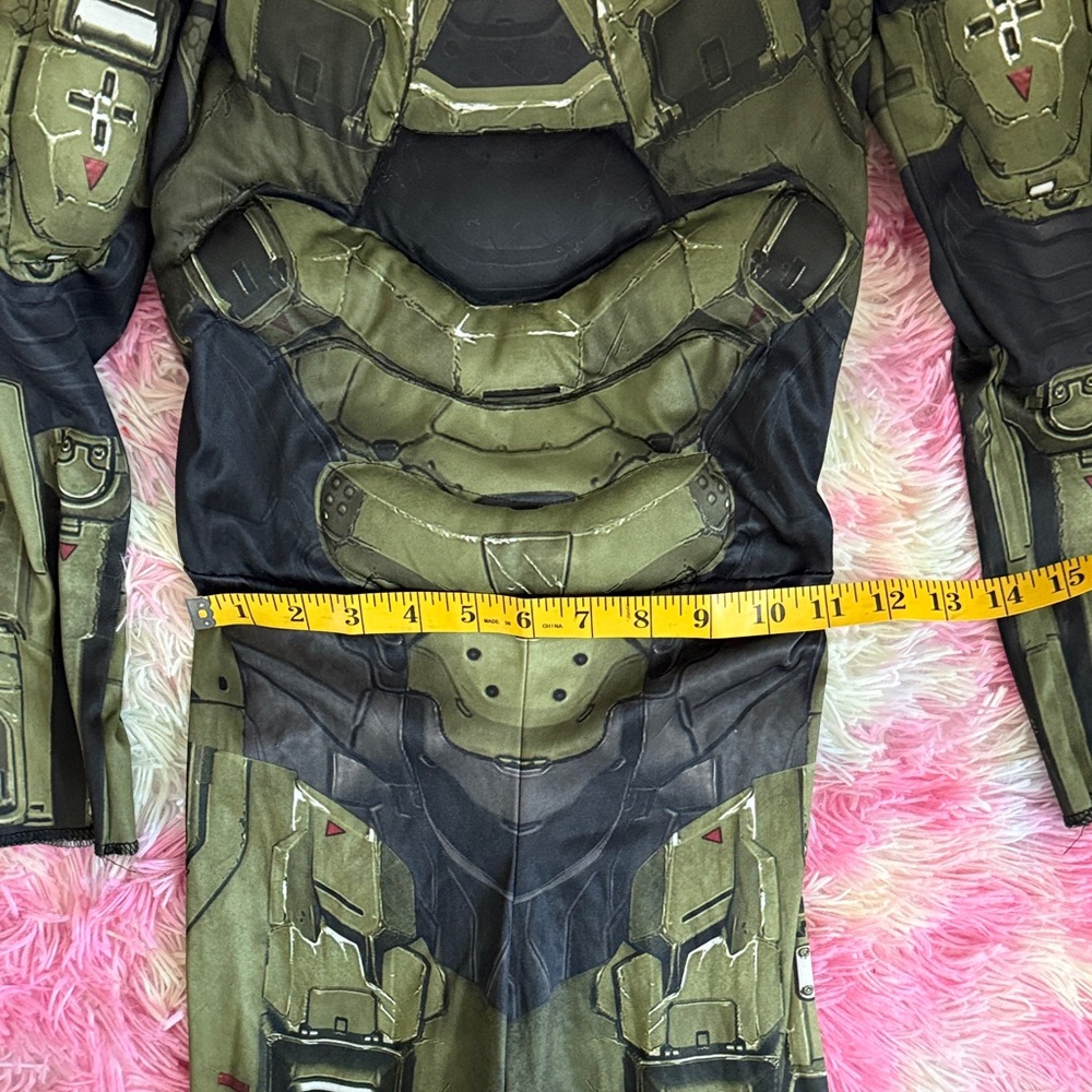 Kids Superhero Costume in Green and Black - Picture 4 of 5